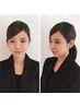 【就活ヘアメイク】ヘアセット+フルメイク+眉カット付き¥7900(就活/六本木)