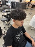 メンズマッシュシャドウパーマ【TAIKI】