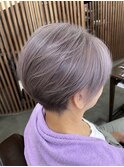 白髪染め卒業！ハイトーンラベンダーベージュ