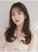 韓国風くびれレイヤー × グレージュ
