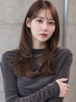 ソラ 表参道(SORA)&nbsp;ベージュブラウンカラー　レイヤーロング