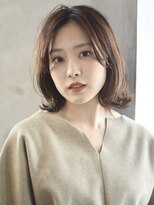 アメリ 武蔵小杉店(Ameri) ブラウン×外はねボブ
