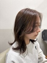 ネウィ 川崎(newi)&nbsp;フェイスレイヤー/オリーブグレージュ/髪質改善/小顔魅せ/透明感