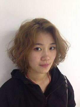 フェリシータ 緑地公園店(felicita) 甘めバング抜け感ラウンドボブ鎖骨ナチュラルセミディ