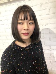 小顔大人ボブ