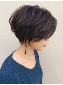 【直毛解消】立体感くびれショート×ボタニカルデジタルパーマ