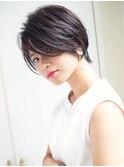 【山方　直也】小顔×ワンサイドショート×耳かけ×大人かわいい
