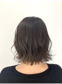 《CIEL由井》切りっぱなしボブ×シルバーグレージュ