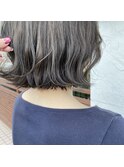 くすみたっぷりボブ