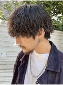 波巻きスパイラルパーマツイストスパイラルパーママッシュウルフ