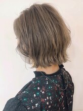 人気NO,1カラー「ミルクティーベージュ」 [横浜関内/横浜/関内/髪質改善/学割U24/ハイライト/キッズカット]