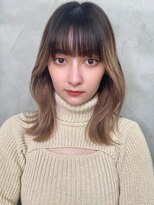 グロー 大宮(GLROW)&nbsp;大人ガーリー/前髪/顔周りレイヤー×ブリーチなし韓国ヘア[大宮]