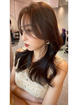 シーシンジュク 新宿南口(Sea shinjuku) 大人ガーリー×ブリーチなし◎前髪/顔周り×韓国ロング[新宿]