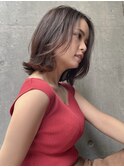 ひし形　外はね　ミディアムボブ【銀座/有楽町】30代40代50代