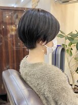 キャラ 池袋本店(CHARA) 大人可愛い黒髪ショートボブ◎ダークアッシュ【池袋/ショート】