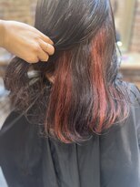 モニカ 鶴ヶ峰店(Monica)&nbsp;インナーカラー/ハイトーンカラー/パープルブラック