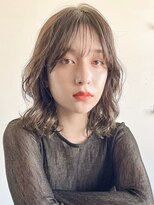 アンアミ キチジョウジ(Un ami Kichijoji)&nbsp;【unami】ゆるふわパーマ×ミディアムヘア　澤田杏奈