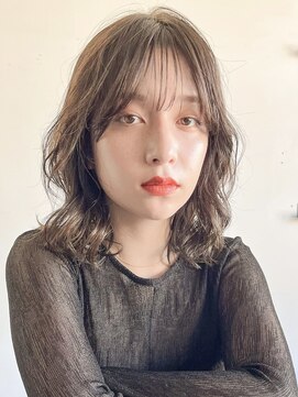 アンアミ キチジョウジ(Un ami Kichijoji) 【unami】ゆるふわパーマ×ミディアムヘア 澤田杏奈