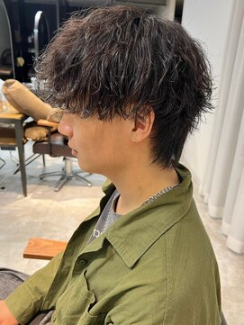 リコ ヘアアンドリラクゼーション 名駅店(LICO HAIR＆RELAXATION) 波巻きスパイラルパーマヘア　名古屋駅/名駅/メンズ
