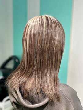 マティーナ ヘアー 池袋(Matina hair) 【ハイライト×ミルクティーベージュ】20代30代40代50代