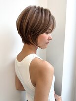 ネイロ バイ ジルブラン 葛西(NeiRo by JIL BLAN) ハイライト白髪ぼかしダブルカラーインナーカラーショートボブ