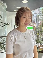 ヘアーアンドメイク ビス(HAIR&MAKE bis)&nbsp;ハイトーンベージュ☆ももこ