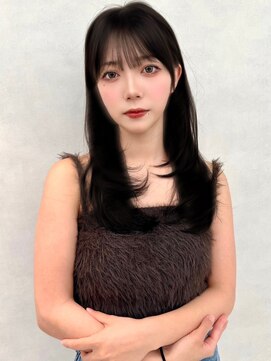 エジョン 幡ヶ谷店(Aejon) レイヤーロング/ヘルシースタイル/韓国ヘア/ベビーピンク/新宿