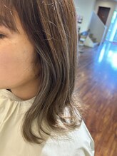 アキラ 名谷店(akira) ハイライト/イヤリングカラー×カット