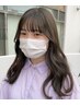 【chisa／ご新規様限定】透明感カラー＋似合わせカット ￥10,560