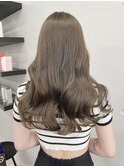 オリーブベージュ/ブリーチカラー/ハイトーン/トリートメント