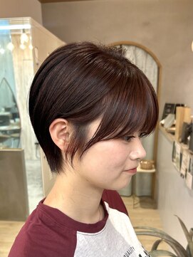 ロンドアジュール 横浜(Lond azur) ★コンパクト丸みショート!ベリーピンクカラー!横浜ショート