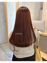 アマーク(a mark)&nbsp;【小川　結女花】pink beige