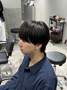 テクト バイアッシュ 吉祥寺店(Tect by Ash) 刈り上げなしラウンドマッシュツーブロック