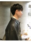 メンズカット/ニュアンスパーマ【lana hair新宿】