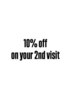 3回目以降ご来店のお客様＜10%OFF＞