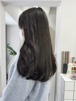 ブラウン(BROUN)&nbsp;オリーブカラーオリーブベージュ顔周りカット