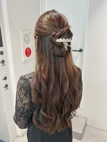 トリッカ 代官山(tricca) ハーフアップ/リボンヘア/ゆるふわ/お呼ばれヘア/結婚式