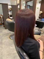 サロン ド メイド(Salon de MADE)&nbsp;☆サロンドメイド茅ヶ崎☆　ツヤセミロング×チェリーレッド☆