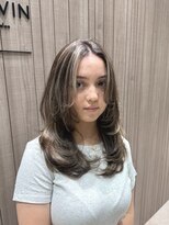 フリーダムガーデン 岡山駅前店(freedom garden)&nbsp;20代30代色気抜群海外風コントラストハイライト&レイヤーカット