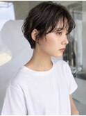 ニュアンスパーマ/ショートパーマ/ショートボブ/ふんわりパーマ