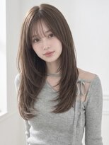 ユーフォリア エヌ 池袋サンシャイン通り店(Euphoria +n)&nbsp;ショコラグレージュ盛れる顔周りレイヤーカット10代20代人気池袋