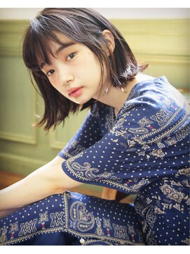 ベル 銀座並木通り店(Belle) 切りっぱなしボブスタイル