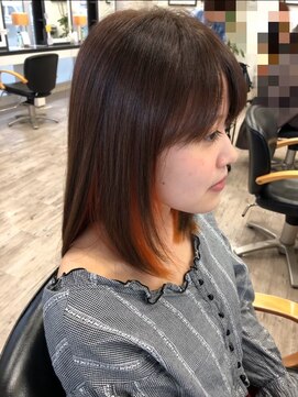 フレンズ 平岡店(friend's) 【札幌平岡　デザインカラー(インナーカラー)】　五十嵐美穂