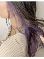 クローバー(CLOVER)&nbsp;インナーカラー×パープル♪