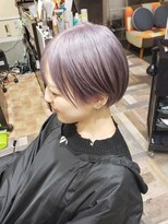 サムブリッジ(SOMEBRIDGE)&nbsp;★ラベンダーパープル オイルでハンサムショート【SOMEBRIDGE】