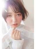 ナチュラル甘辛ショートボブ