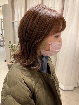 アンソル 戸田店(N'SOL) ベージュインナーカラー