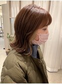 ベージュインナーカラー