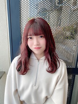 サロンドミルク 原宿(salon de MiLK) 【salon de MiLK 原宿】透明感×チェリーピンク