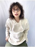 ミディアムレイヤー×パーマ